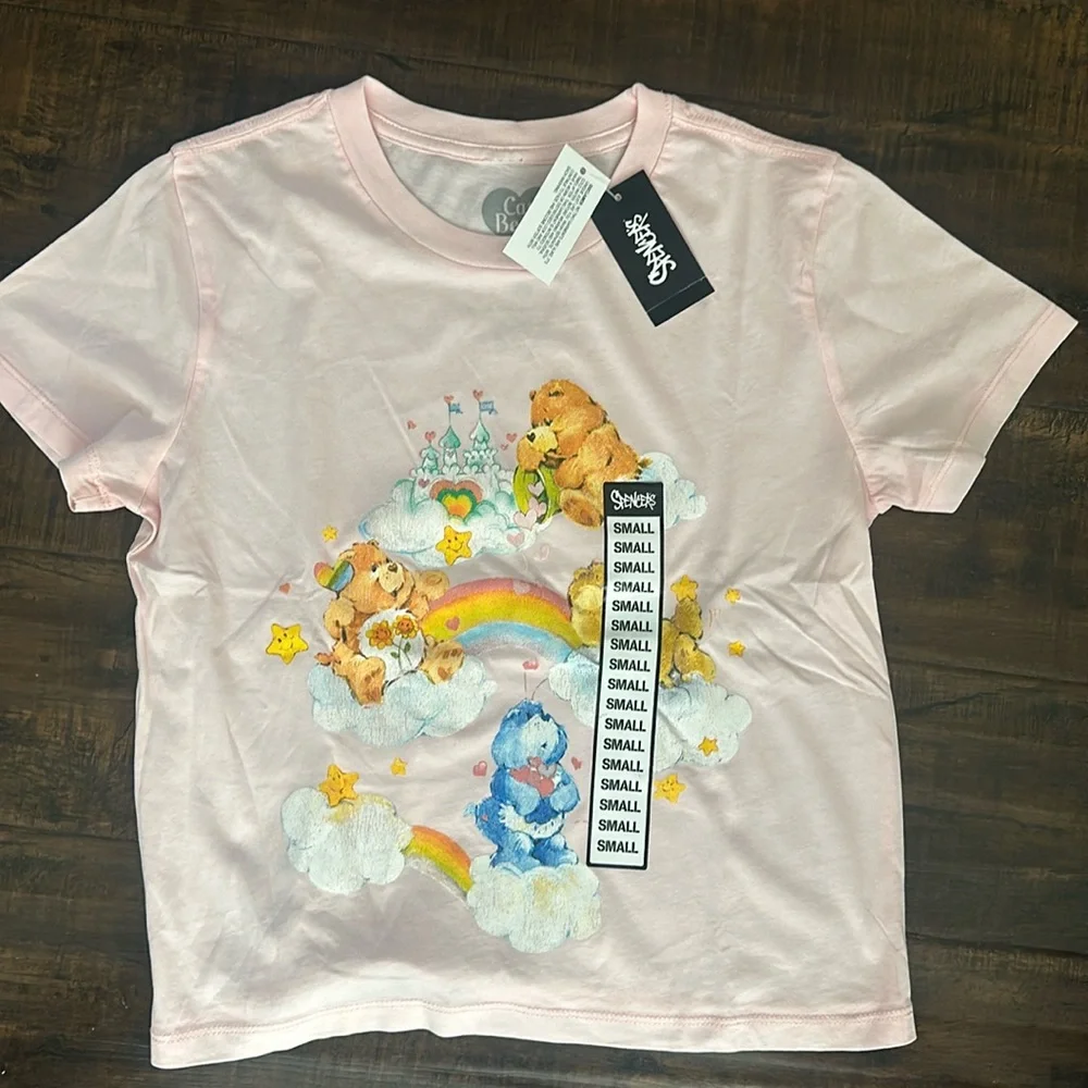 NWT Care Bears Crop Spencer’s T Size S & M - Picture 1 of 3